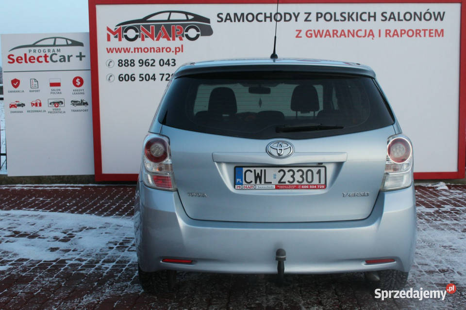 Toyota Verso 18 VVTi 147 BenzynaLPG z Niemiec 3 elektryczne lusterka Włocławek sprzedam