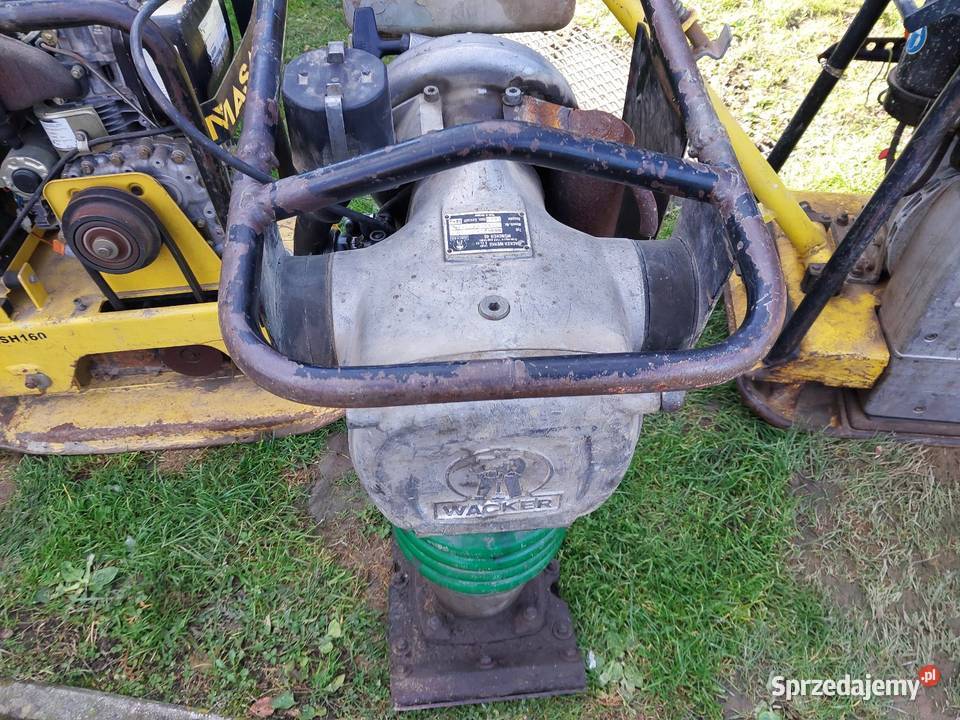 2x zagęszczarka walec skoczek wacker bomag małopolskie Mszana Górna