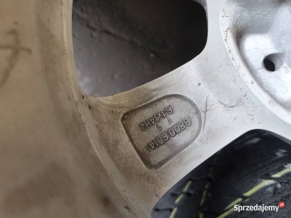 Alufelgi z oponami 18565r14 Harasiuki