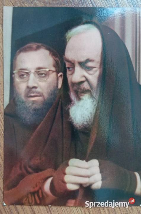 Pocztówka Ojciec Pio z Allesio Parente z 1979 r małopolskie Mszana Dolna sprzedam