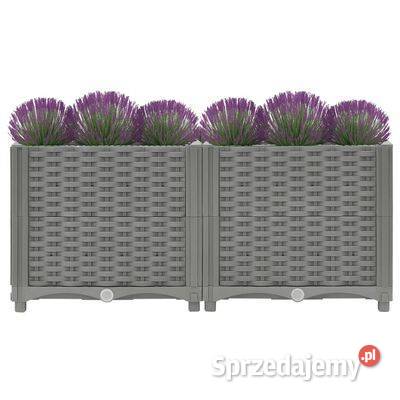 vidaXL Donica do podwyższonej rabaty 80x40x38 Warszawa