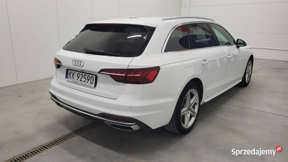 Audi A4 Avant 40 TFSI mHEV Advanced S tronic B9 biały mazowieckie Grójec