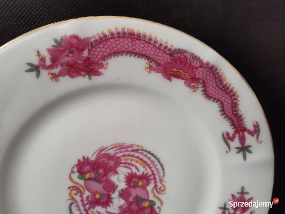 Stary przedwojenny talerz porcelana Echt Tuppack Porcelana i szkło Katowice