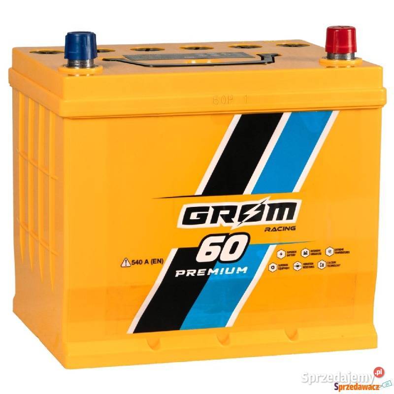 Akumulator GROM Racing 60Ah 540A Japan P Suwałki