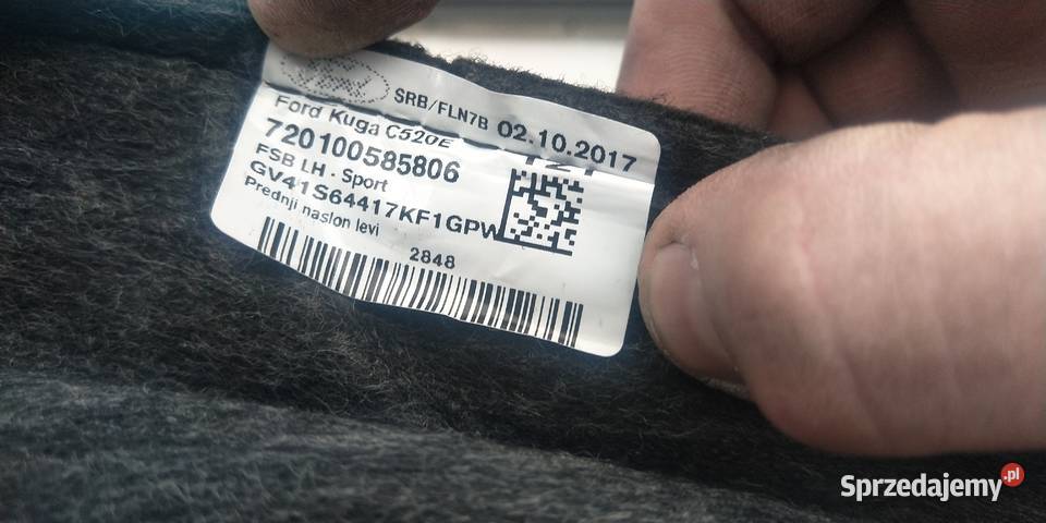 Ford Kuga II STline tapicerka foteli łódzkie Łódź