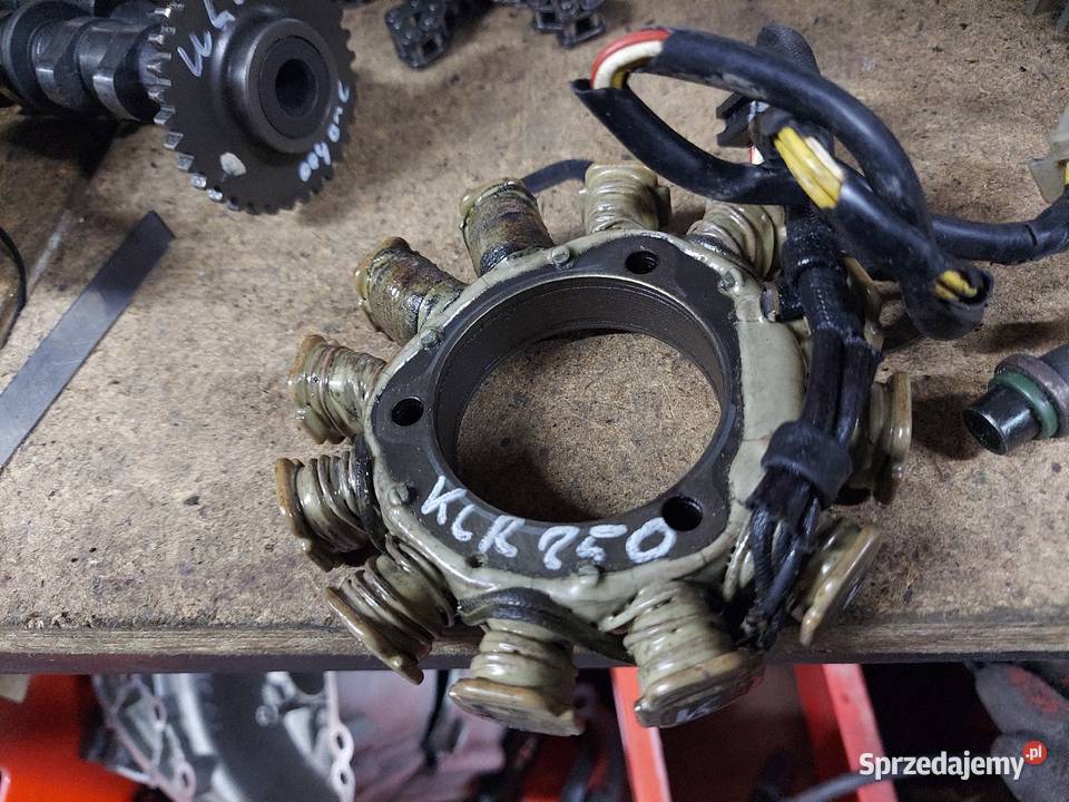Kawasaki klr 250 iskrownik stojan cewki klr250 dolnośląskie Jelenia Góra