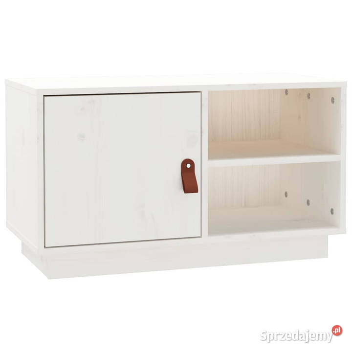 Szafka pod telewizor biała 70x34x40 lite drewno Warszawa