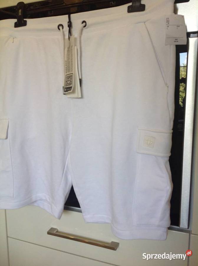 Szorty Spodenki Męskie BORN RICH L Białe NOWE lubuskie Nowa Sól sprzedam