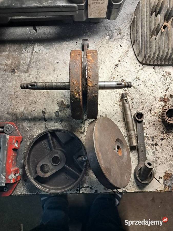 Wsk wfm 125 wał wały korbowód czop nie silnik Żarnowa
