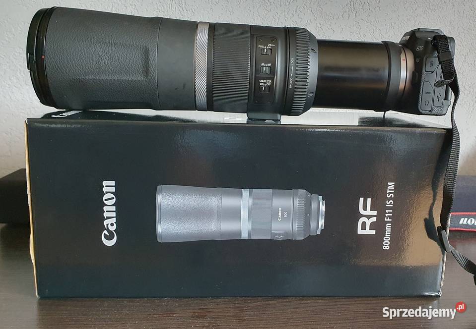 Obiektyw Canon RF 800 f11 IS STM Ostry Szybki małopolskie Zakliczyn