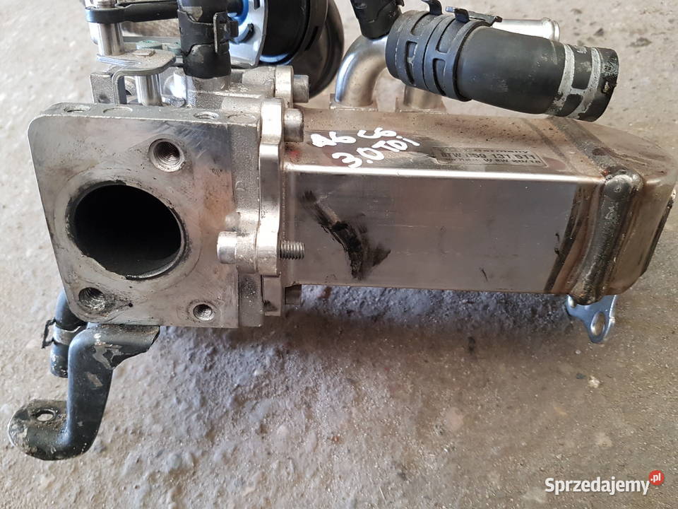 AUDI A6 27 30TDI ZAWOR EGR CHLODNICZKA Silniki i osprzęt Części samochodowe Turek
