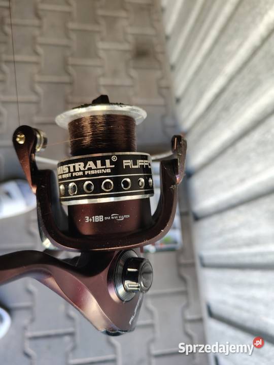 Wędka mistral plus akcesoria okazja Pozostałe Poznań