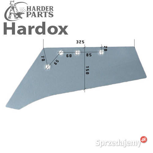 Lemiesz 300ha HARDOX 3333821L ws1 li części do