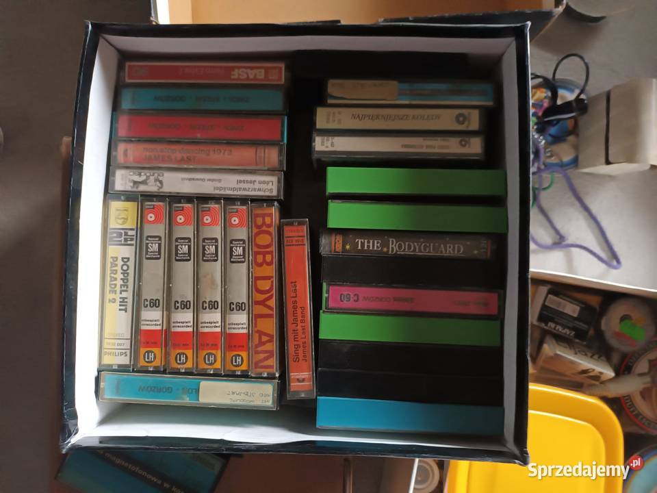 Kolekcja Kaset magnetofonowychoryginalne nagrane Elektronika Bydgoszcz