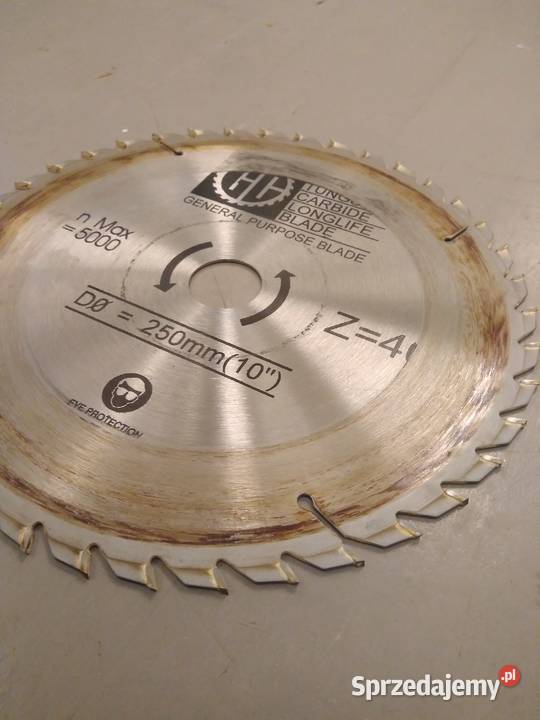 Tarcza pilarska 250x30 mm 40Z TCT widiowa Warszawa