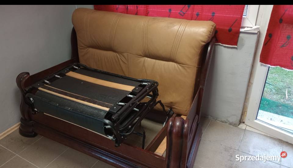 Sofa skórzana rozkładana Piława Górna
