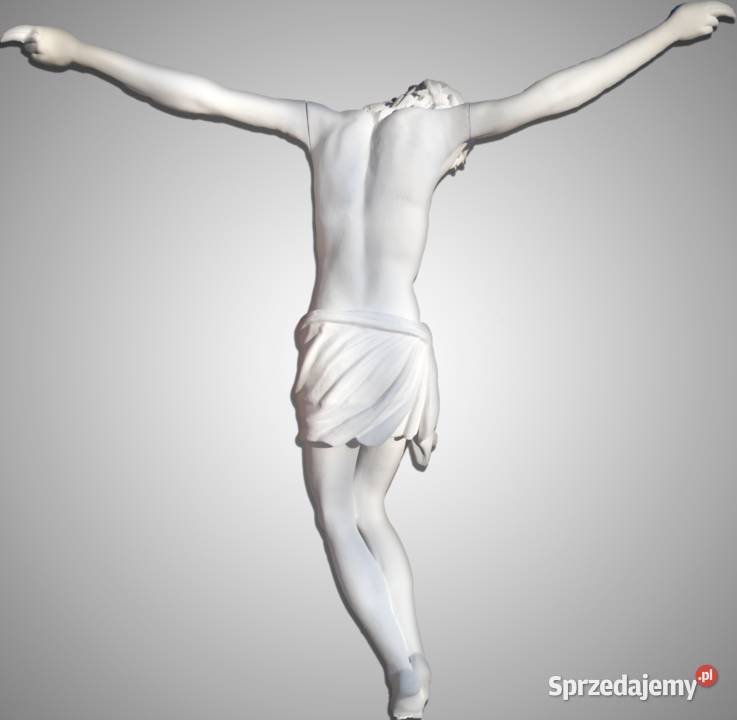 Duża figura Pan Jezus na Krzyżu Rzeźba 245 lubelskie Lublin