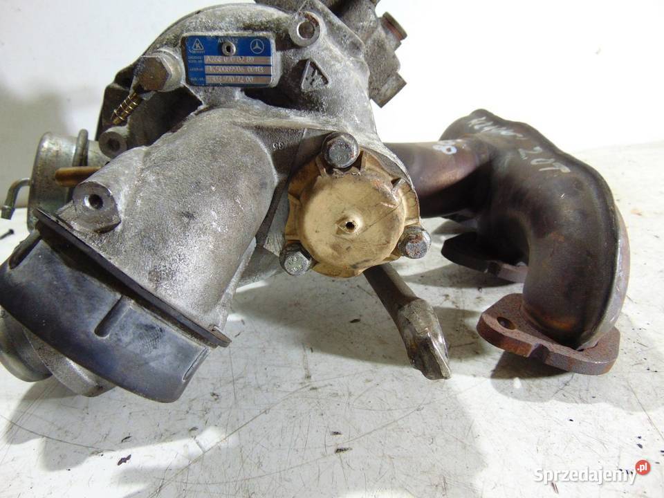 TURBOSPRĘŻARKA TURBINA KOLEKTOR MERCEDES W245 20 osobowe Turbosprężarki wielkopolskie