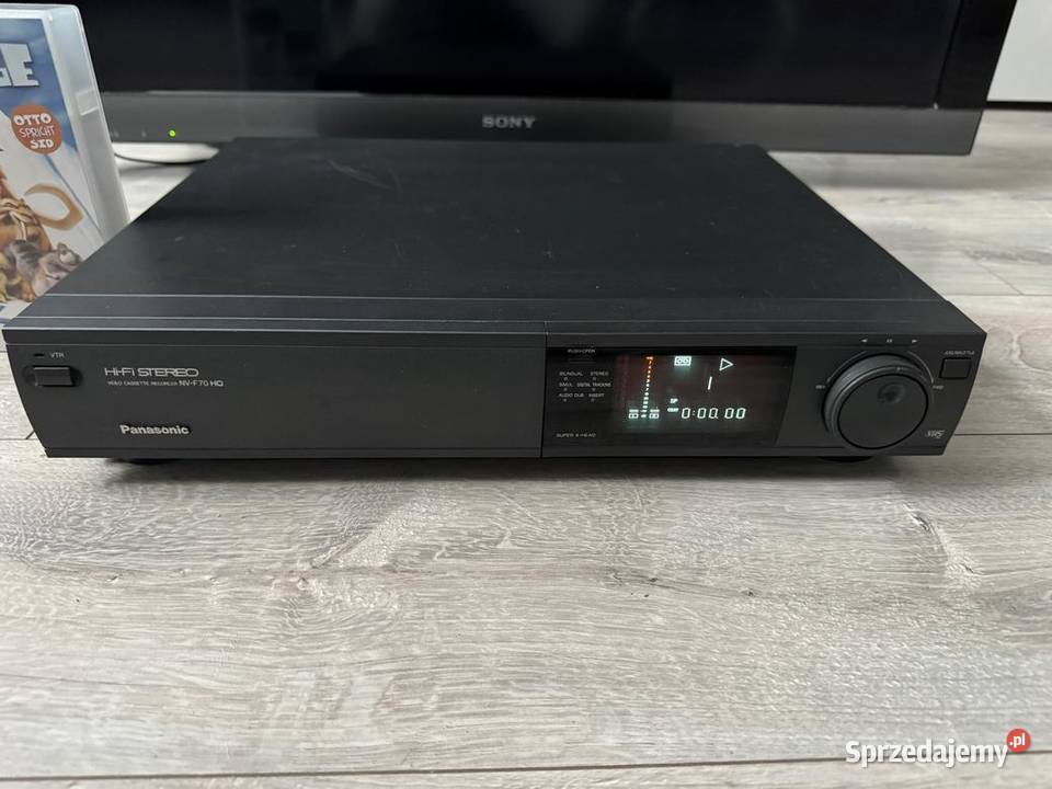 Magnetowid Panasonic NVF70 Oryginalny Pilot Elektronika
