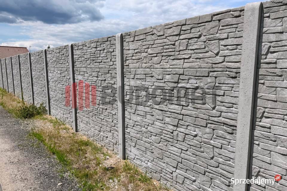 Ogrodzenie betonowe płyty słupy ogrodzeniowe Łabiszyn