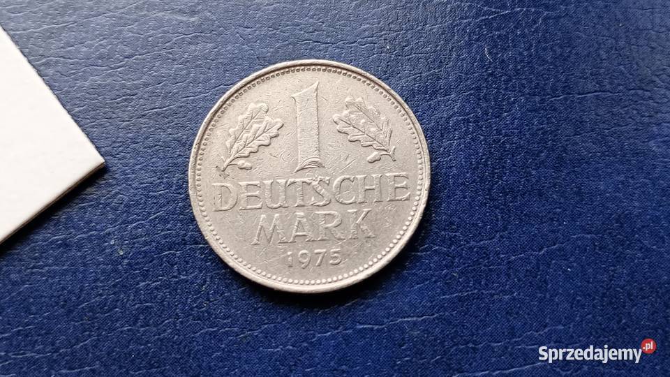 Stare monety 1 marka 1975 F Niemcy podkarpackie Lesko
