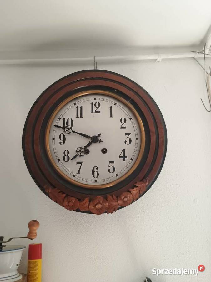 Wiszący zegar ścienny francuski Rzeszów