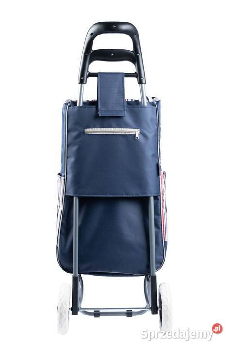 Torba wózek na zakupy na kółkach granatowa w Poznań