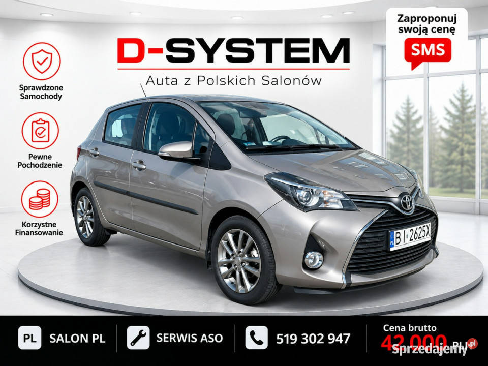 Toyota Yaris 2015 Salon Polska 39 GWARANCJA Białystok