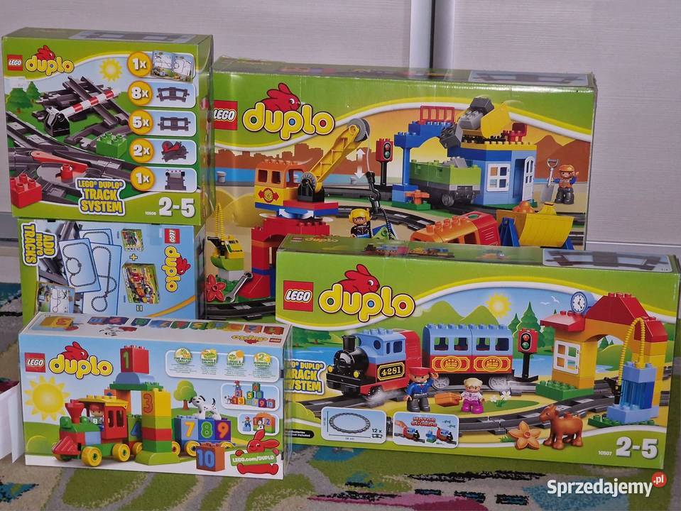 LEGO DUPLO 10506 Tory kolejowe pudełko mazowieckie Warszawa