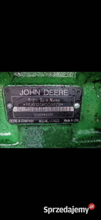 SILNIK 5L 6135HH003 JOHN DEERE S680 135L Kielce