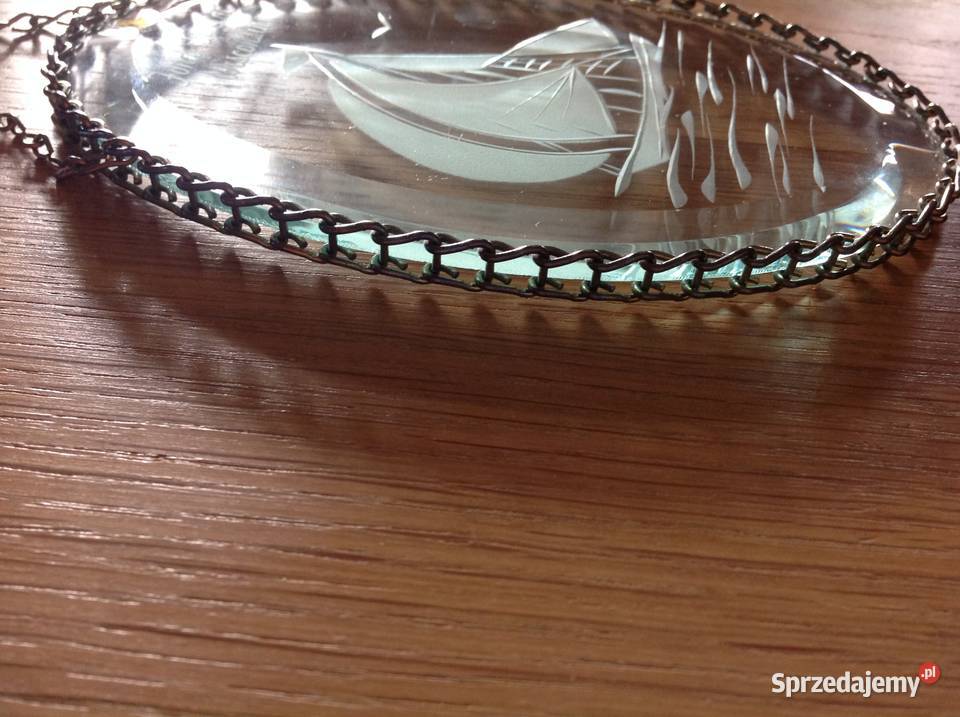 Witraż Zawieszka Żaglówka Szkło Ornamentowe Nowa Sól