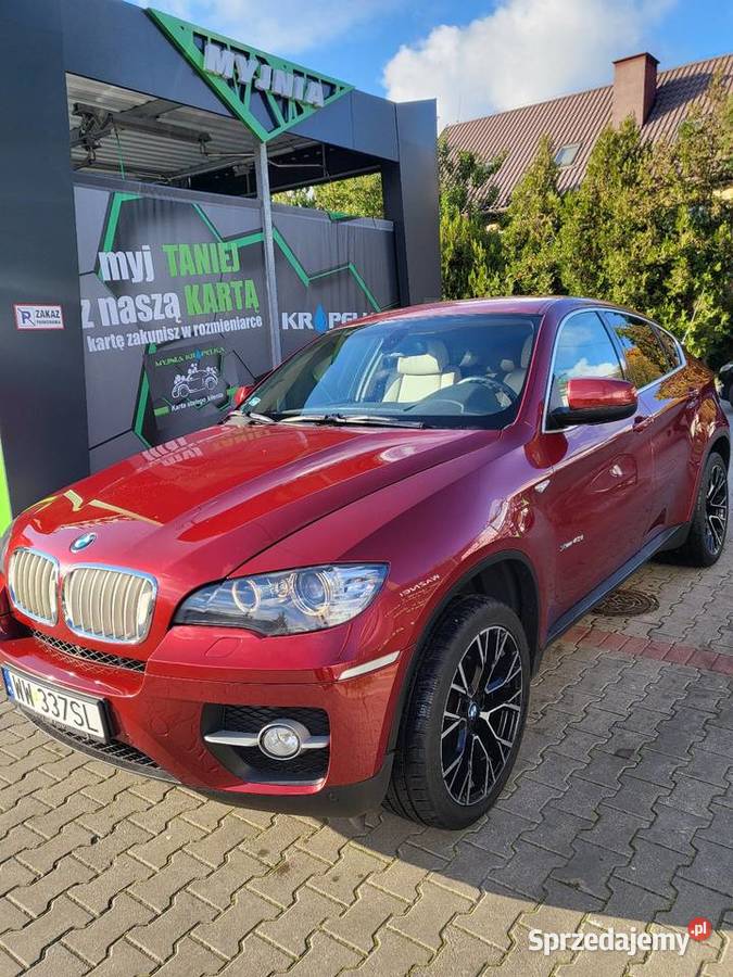 BMW X6 polski salon zadbane komputer pokładowy Warszawa sprzedam