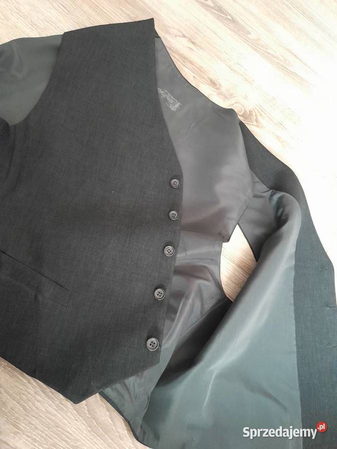 Kamizelka garniturowa czarna 60