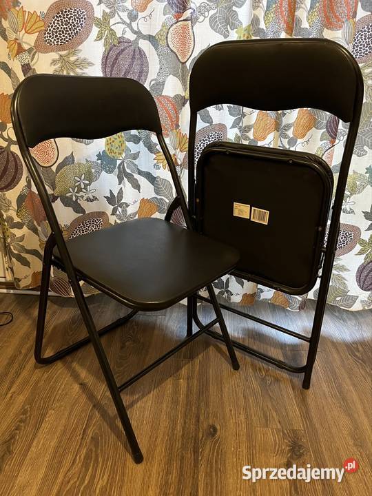 Dwa rozkładane tapicerowane krzesła Dom i Ogród Ruda Śląska
