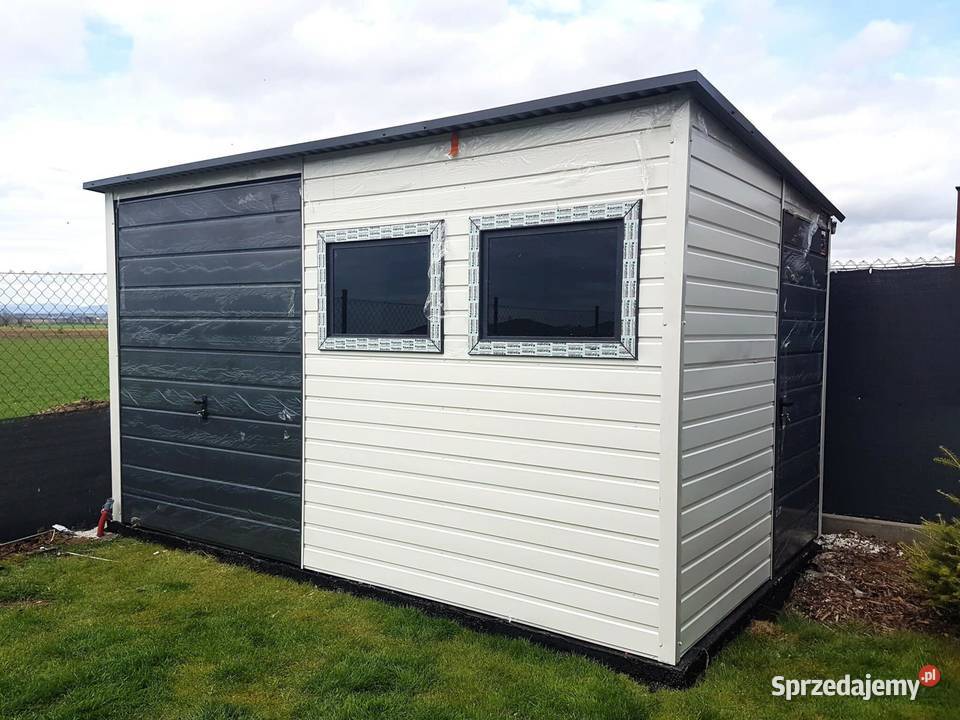 Domek ogrodowy 425m białyciemny grafit Siedlce sprzedam