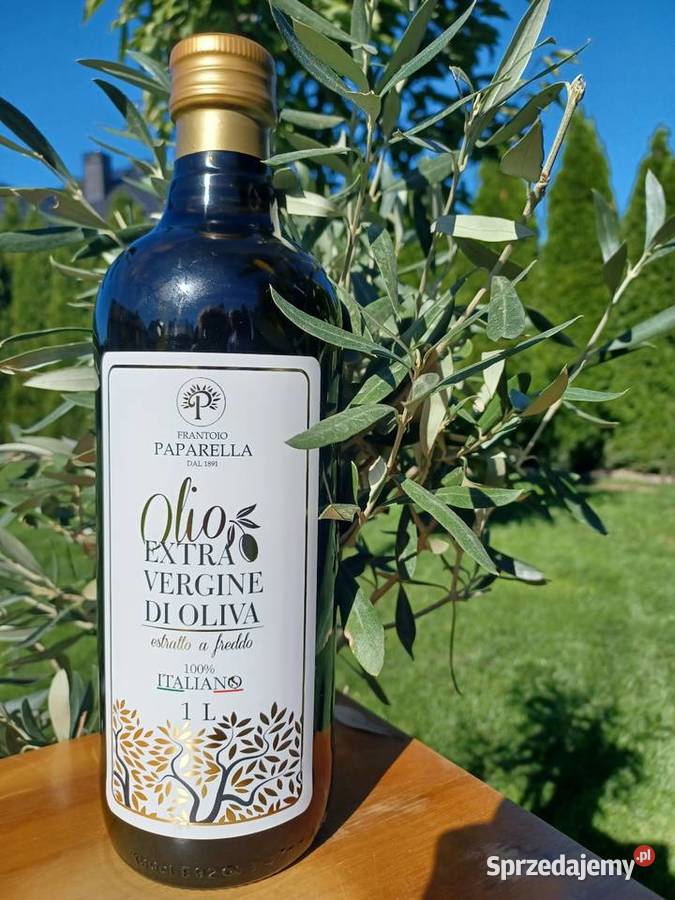 Włoska oliwa vergin Monocultivar Caratina 1l dolnośląskie Gniechowice