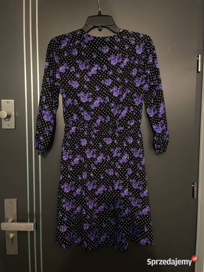 Dunnes sukienka modny wzór kwiaty groszki nowa Choszczno