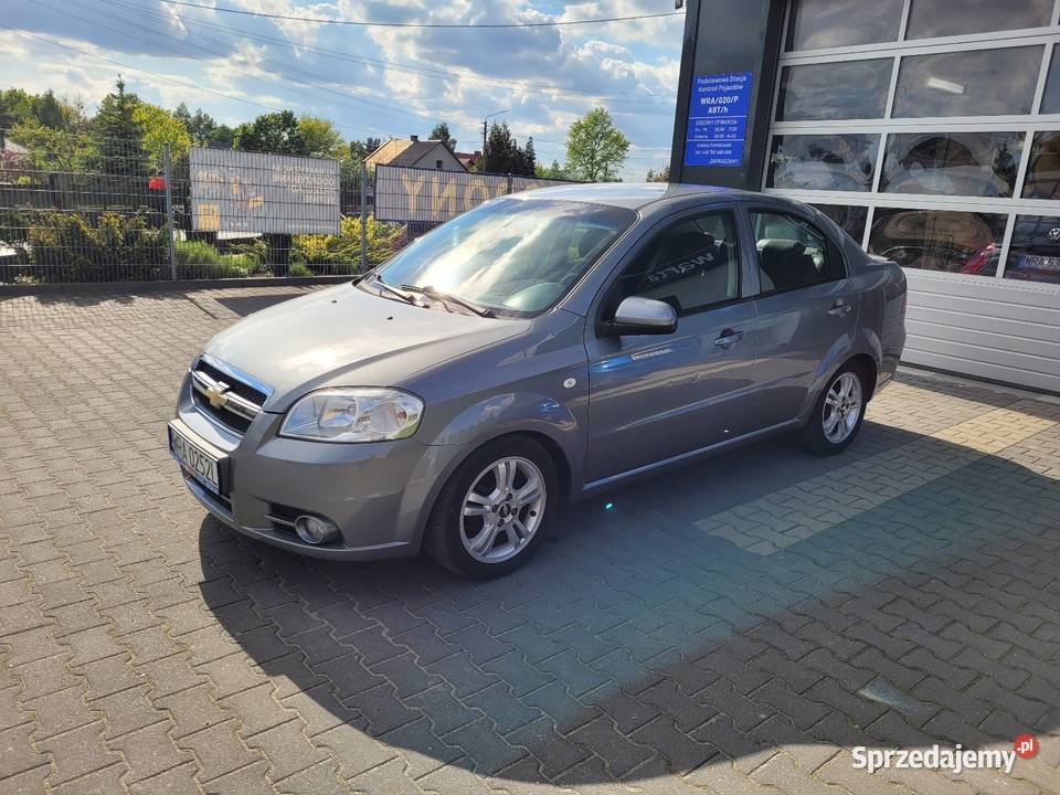 Chevrolet Aveo 2009 r import niemcy 134000 klima wspomaganie kierownicy Pionki