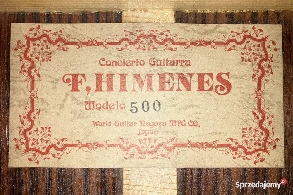 gitara klasyczna FHIMENES modelo 500 klasyczna Gitary i akcesoria Tychy