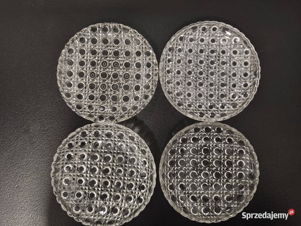szklane miseczkitalerzyki deserowe vintage Gdańsk