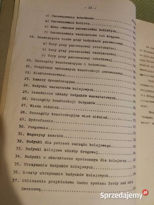 Budownictwo kolejowe Budynki kolejowe 1949 Antykwariat Szczecin