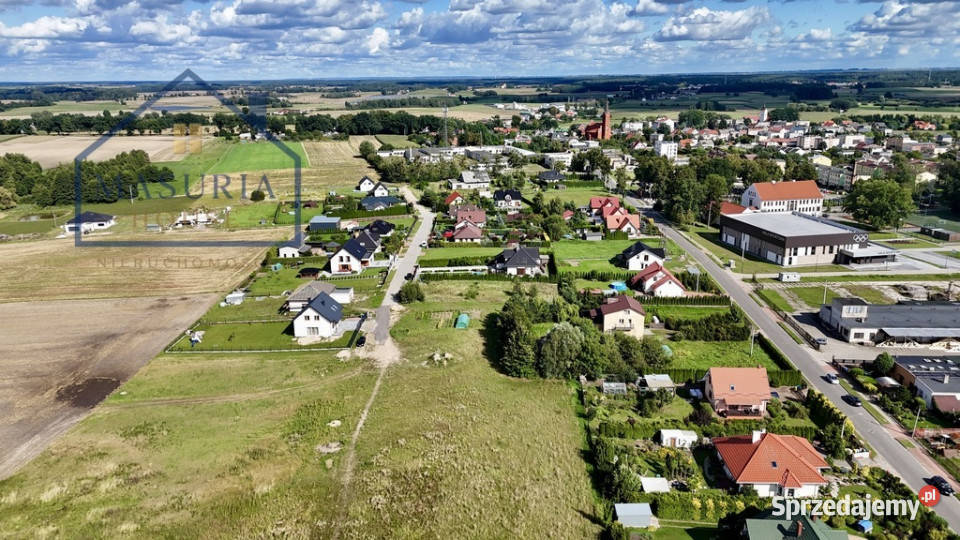 Działka budowlana w lokalizacji utwardzona Biskupiec
