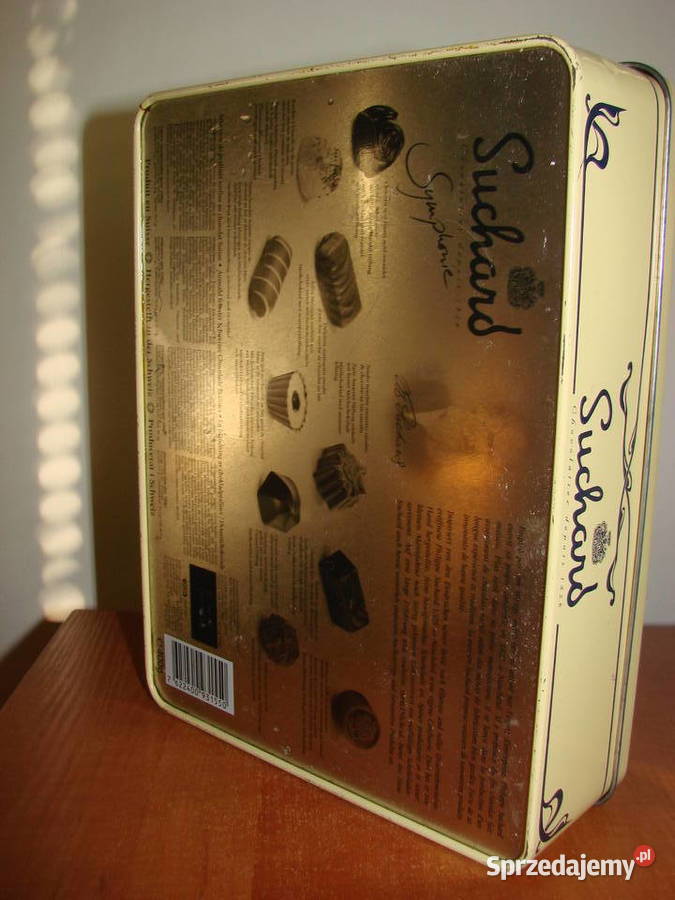 Chocolat Suchard blaszane pudełko Pruszcz Gdański