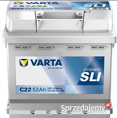 Akumulator 52Ah Varta Blue Dynamic C22 470A osobowe