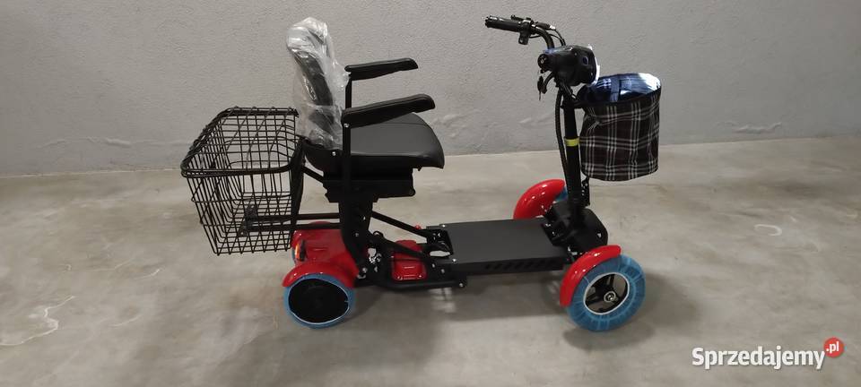 Składany skuter elektryczny dla seniorów i nie tylko