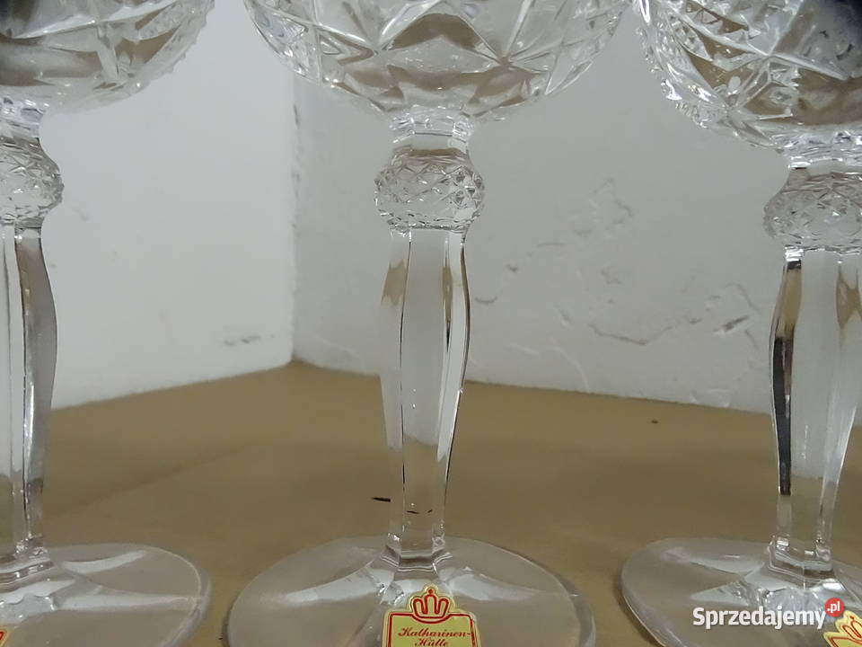 Kryształowe Kieliszki KatharinenHtte Vintage