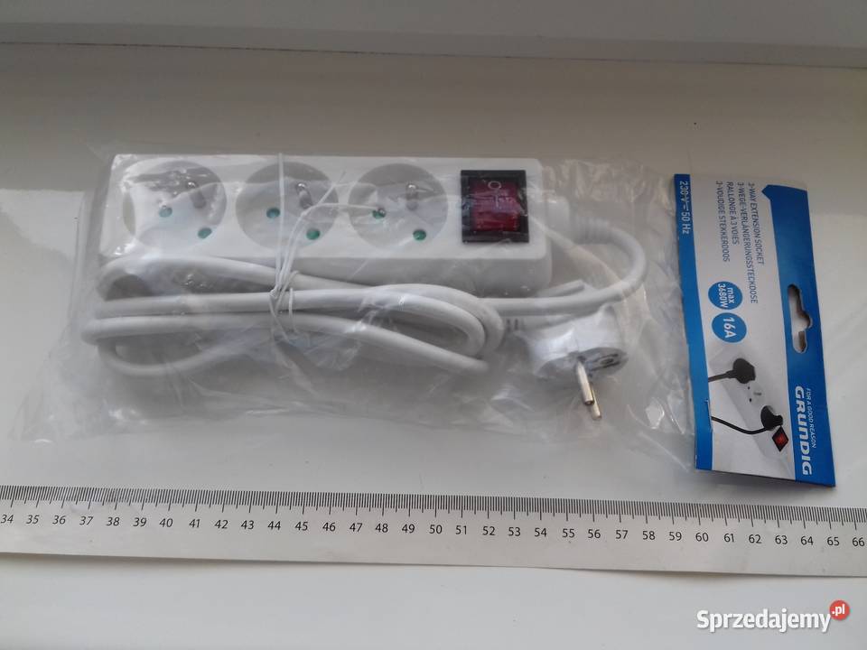 Przedłużacz 230V 16A Grundig 2087687 Listwa Bydgoszcz