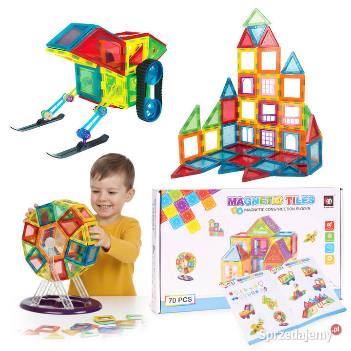 Klocki magnetyczne konstrukcyjne domek autko opolskie Smogorzów sprzedam