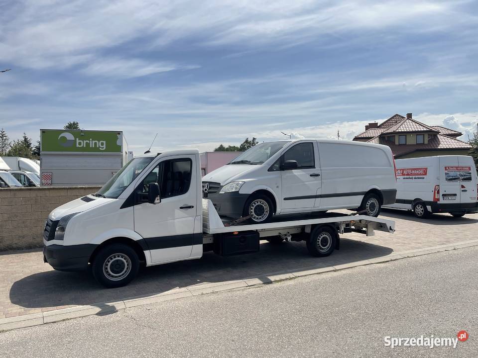 VW Crafter Laweta Autolaweta Najazd 100 biały