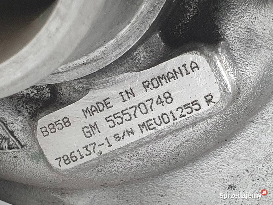 TURBOSPRĘŻARKA Opel Insignia 20 CDTI 55570748 osobowe Chełm